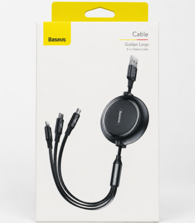 Baseus Golden Loop 3-in-1 Cable retractable charging cable