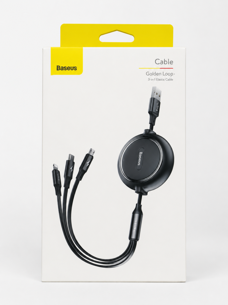 Baseus Golden Loop 3-in-1 Cable retractable charging cable