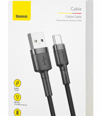 Baseus Cafule USB to Type-C Cable rapid charge braided cable