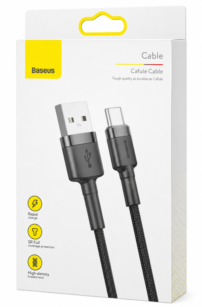 Baseus Cafule USB to Type-C Cable rapid charge braided cable
