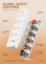 LDNIO SC4408C Fast Charging Power Strip - Image 2